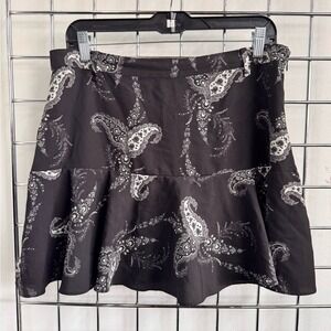 ALL SAINTS Frida Kashmir Mini Skirt womens size 10